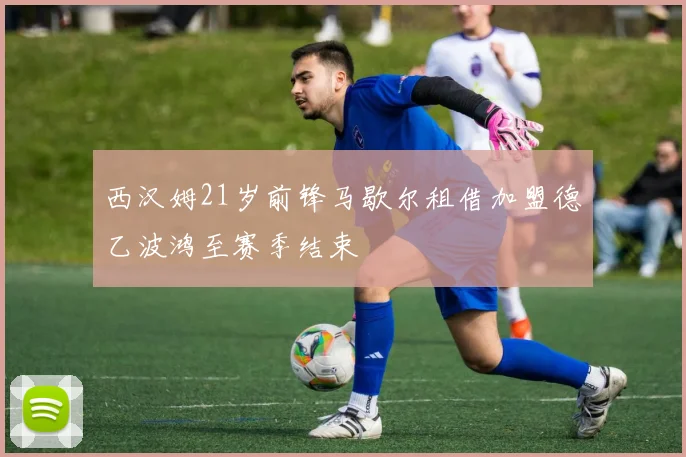 西汉姆21岁前锋马歇尔租借加盟德乙波鸿至赛季结束